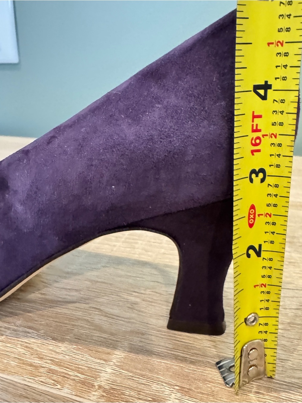 Bandolino Amica Suede Heels Blackberry 8M NEW IN BOX - Picture 6 of 6